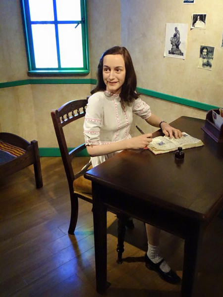 Anne Frank Madame Tussauds