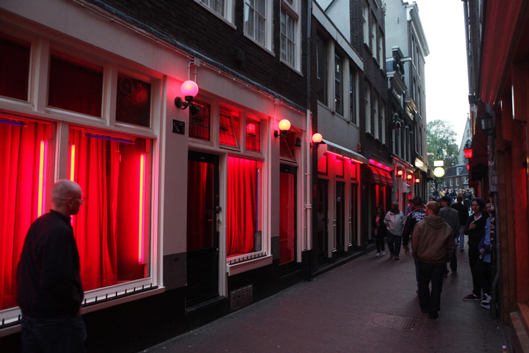 Red lights at Amsterdam