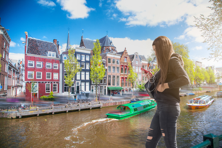 How much does a city trip to Amsterdam from England cost?