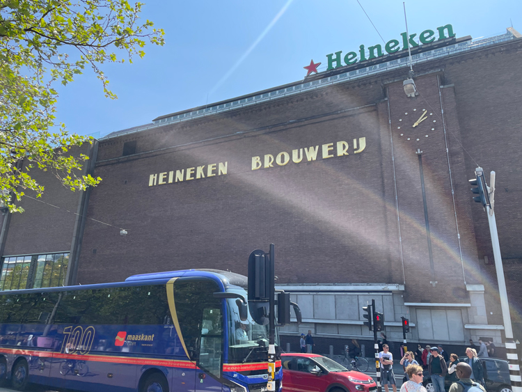 Heineken experience building Amsterdam
