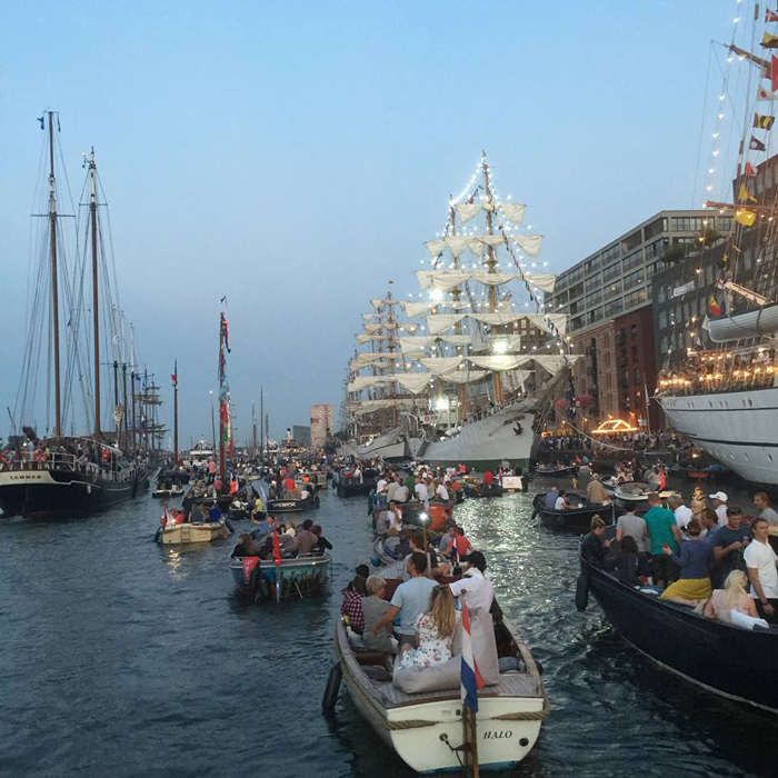 A lot of people at Sail Amsterdam 2025