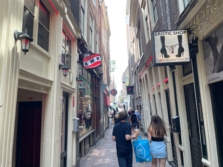 Small streets at Red Light District