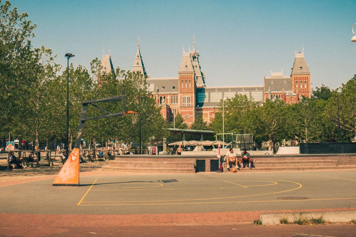 View near the Rijksmuseum in Amsterdam